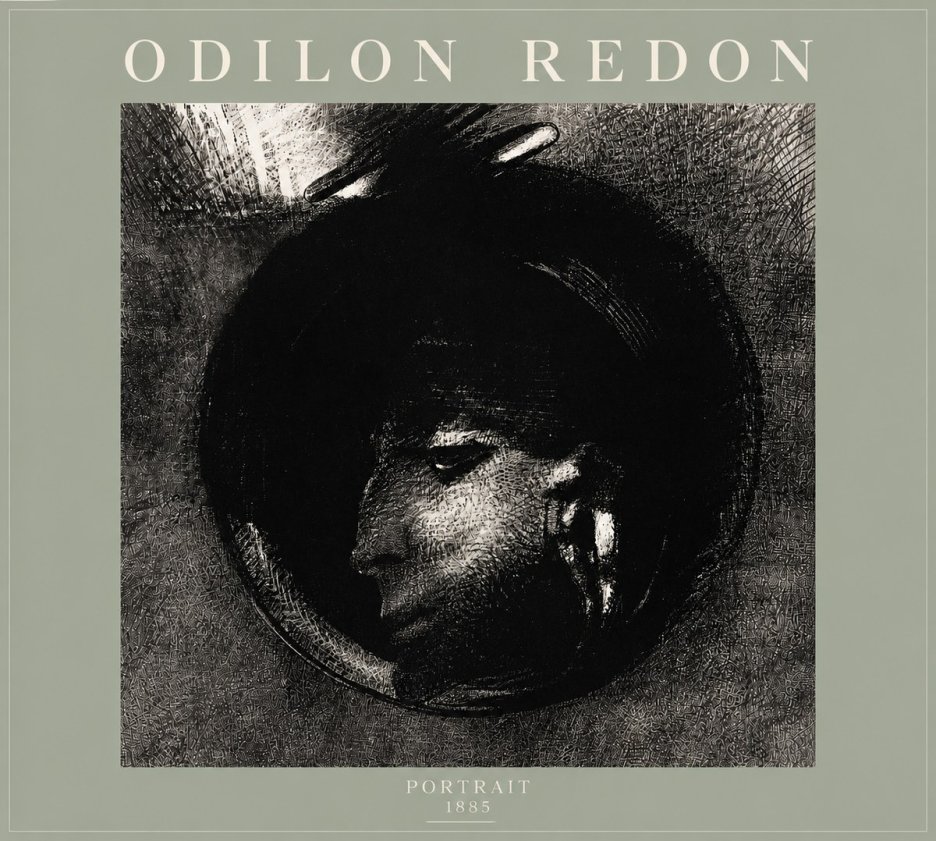 Odilon Redon Portrait No5 - Plakat