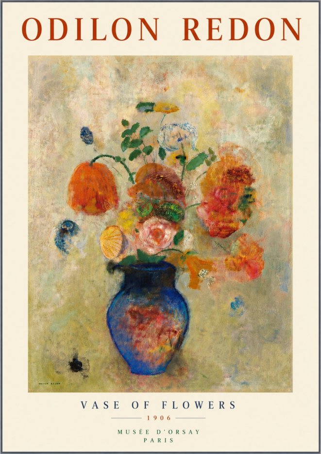 Odilon Redon Vase of Flowers No5 - Plakat