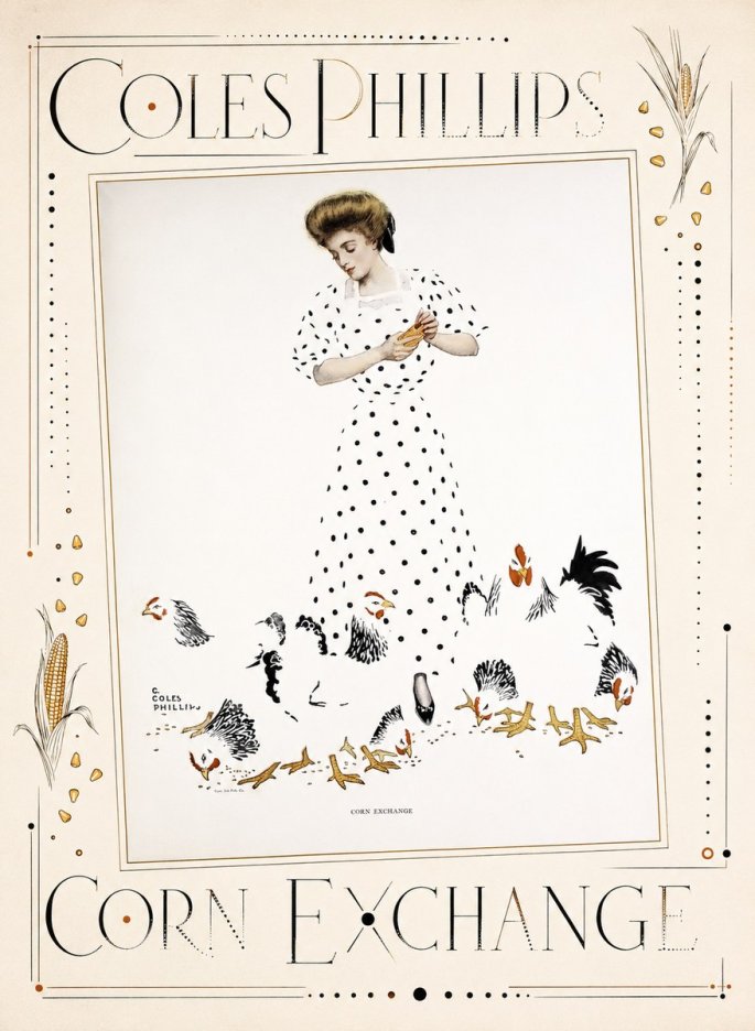 Coles Phillips Corn Exchange No5 - Plakat