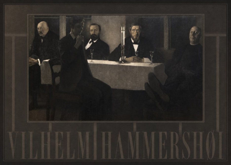 Vilhelm Hammershøi Five Portraits II No4 - Plakat
