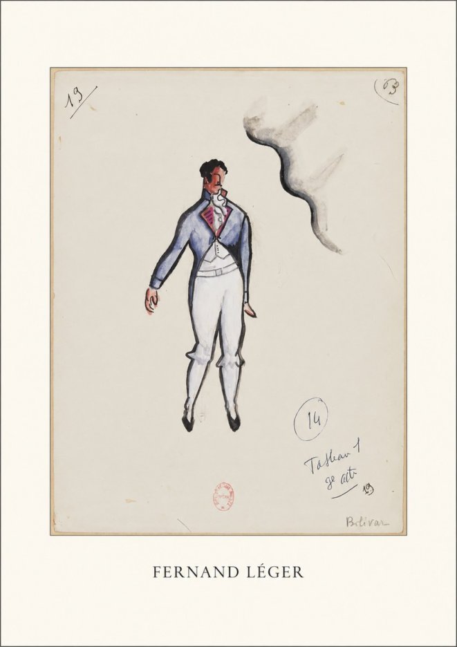 Fernand Léger Bolivar. Tableau 1 3E Acte No4 - Plakat