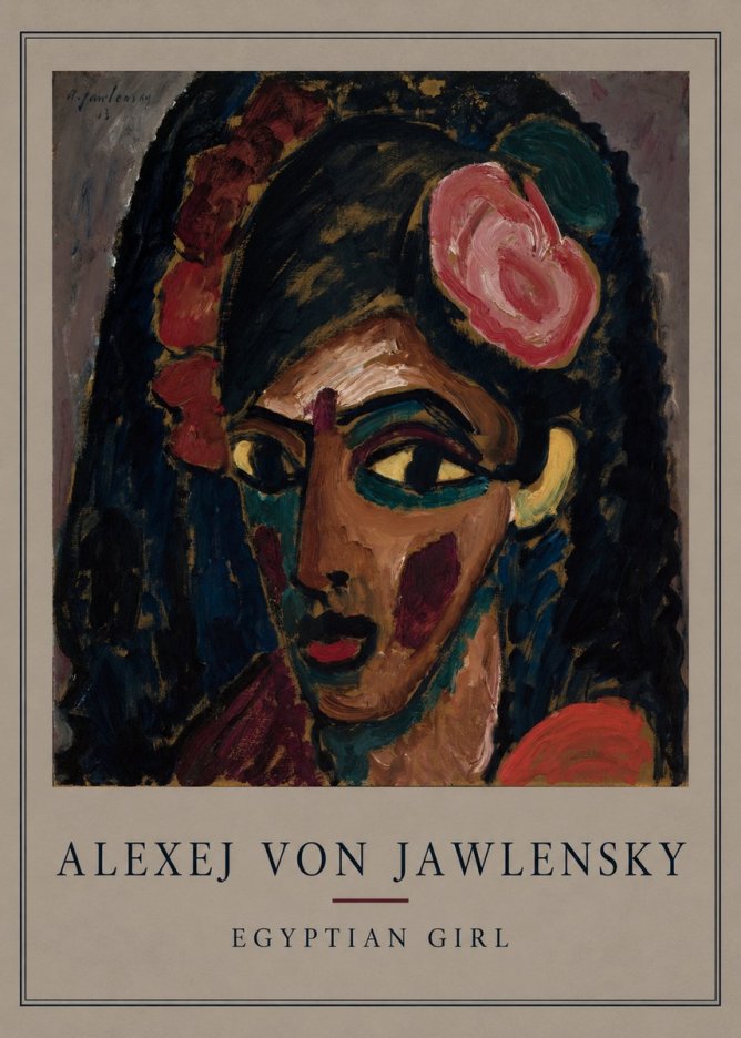 Alexej von Jawlensky Egyptian Girl No4 - Plakat