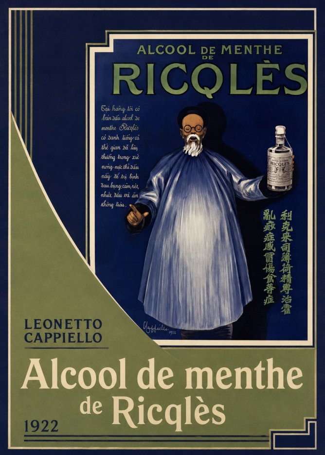 Leonetto Cappiello Alcool De Menthe De Ricqlès II No2 - Plakat