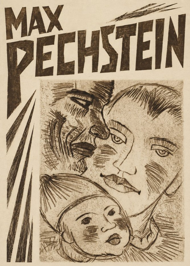 Max Pechstein Fischerfamilie No5 - Plakat