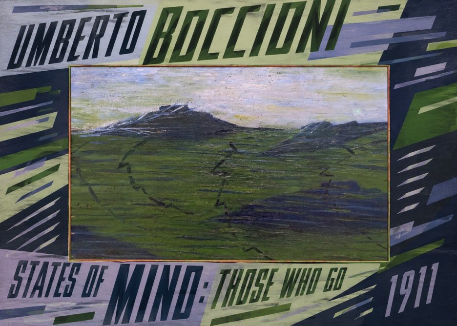 Umberto Boccioni States of Mind: Those Who Go No5 - Plakat