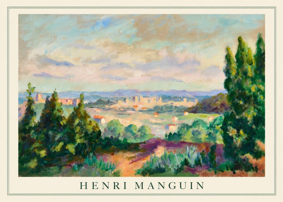 Henri Manguin Mediterranean City View No4 - Plakat