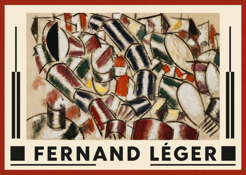 Fernand Léger Contraste De Formes No1 - Plakat