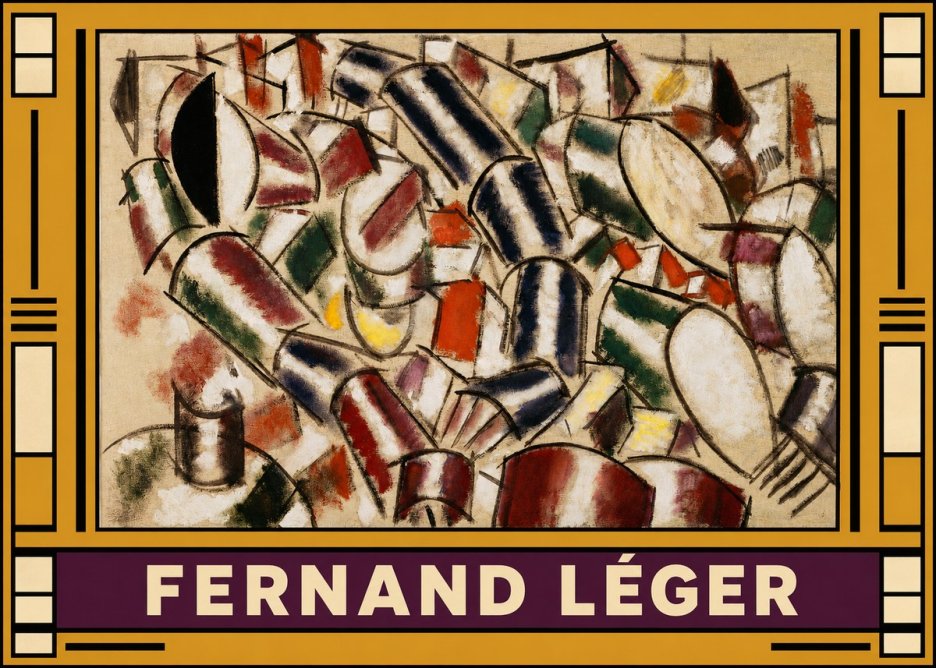 Fernand Léger Contraste De Formes No5 - Plakat