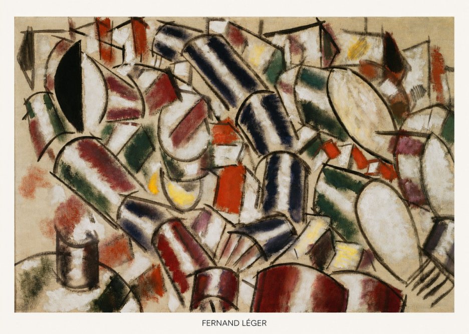 Fernand Léger Contraste De Formes No6 - Plakat