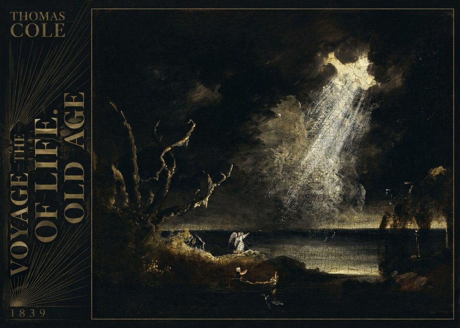 Thomas Cole The Voyage of Life: Old Age I No4 - Plakat