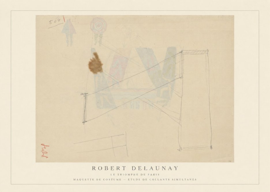 Robert Delaunay Le Triomphe De Paris III No4 - Plakat