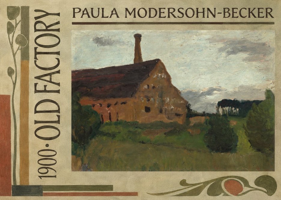 Paula Modersohn-Becker Old Factory No3 - Plakat