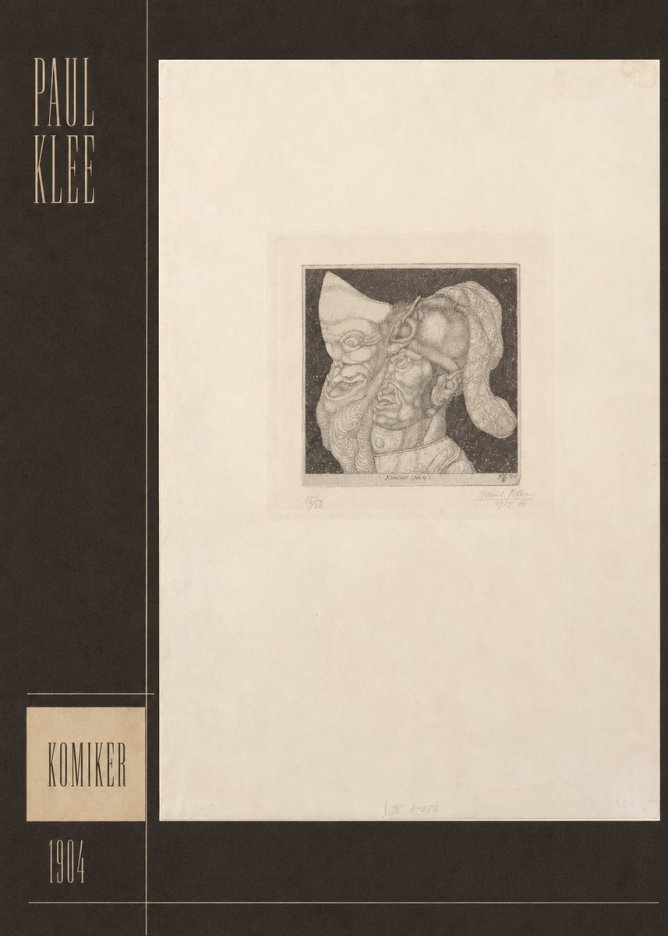 Paul Klee Komiker No4 - Plakat