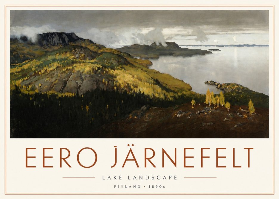 Eero Järnefelt Lake Landscape No3 - Plakat