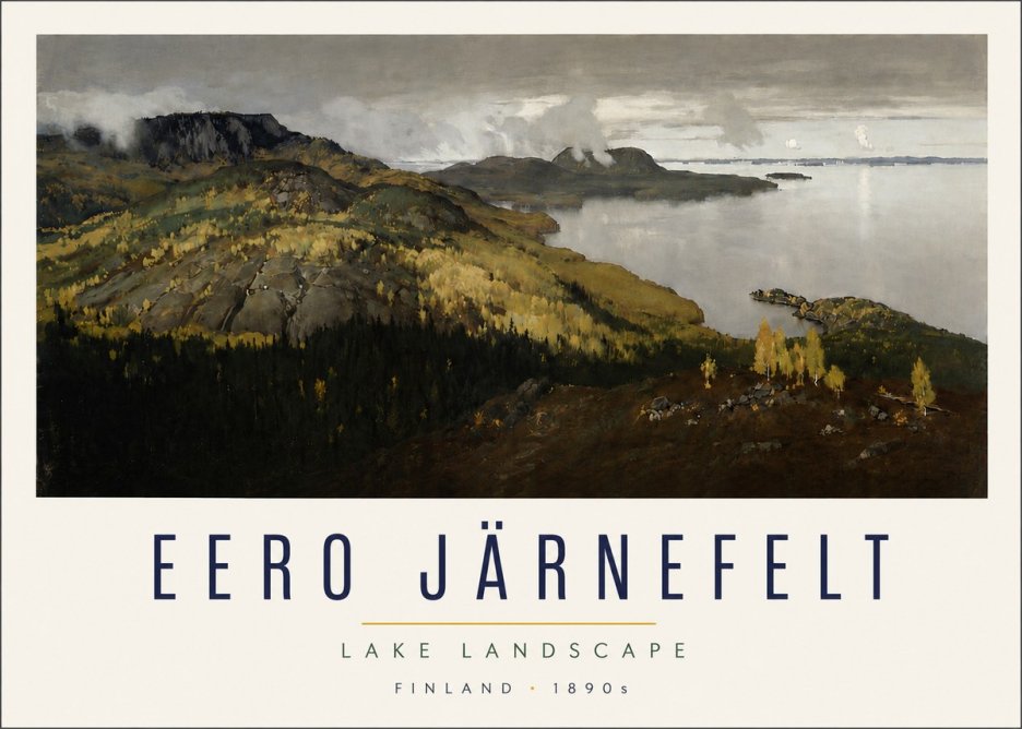 Eero Järnefelt Lake Landscape No4 - Plakat