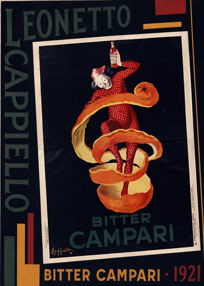 Leonetto Cappiello Bitter Campari I No4 - Plakat