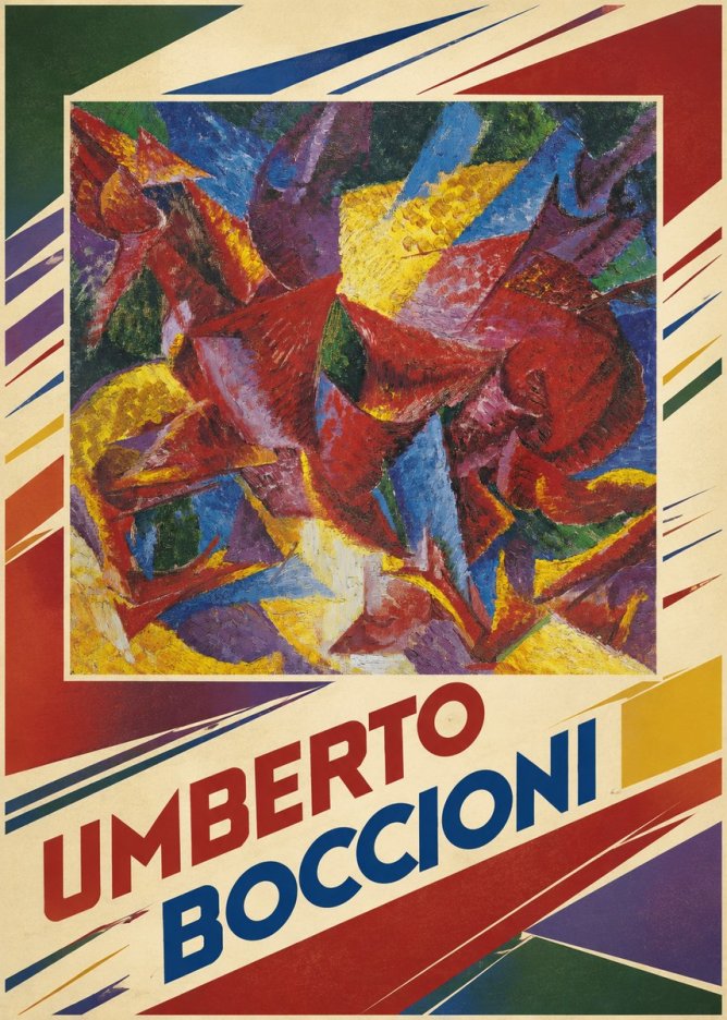 Umberto Boccioni Umberto Boccioni I No2 - Plakat
