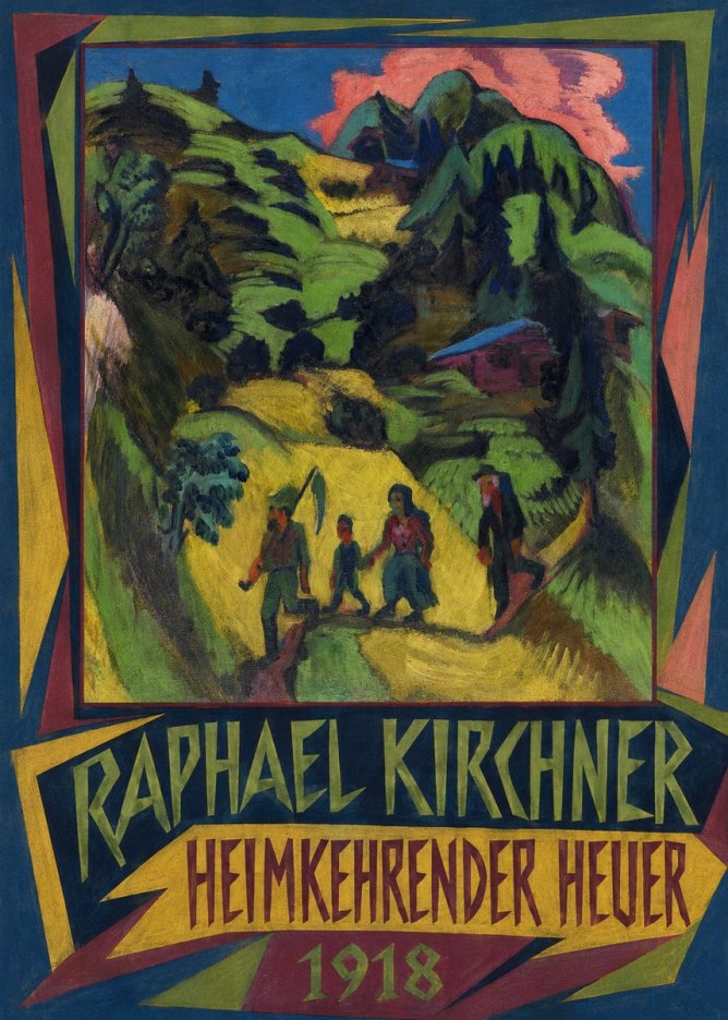 Raphael Kirchner Heimkehrender Heuer No1 - Plakat