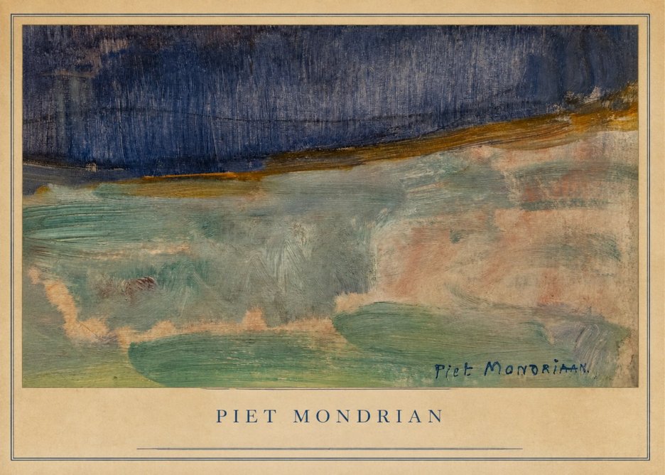 Piet Mondrian Piet Mondrian No2 - Plakat