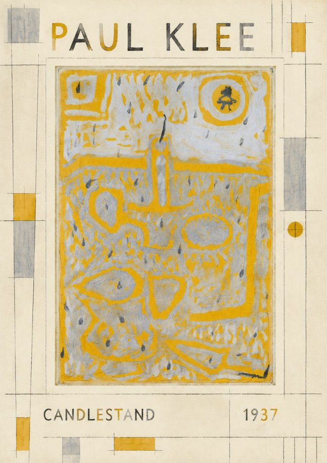 Paul Klee Candlestand No3 - Plakat