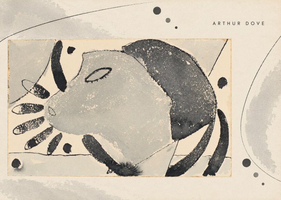 Arthur Dove Head No6 - Plakat