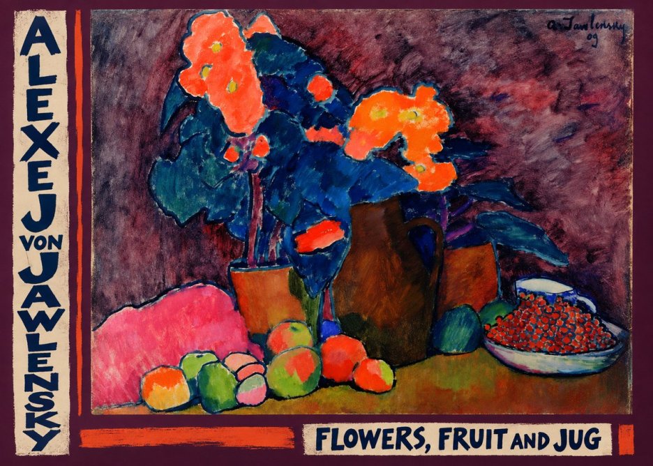 Alexej von Jawlensky Flowers, Fruit and Jug No2 - Plakat