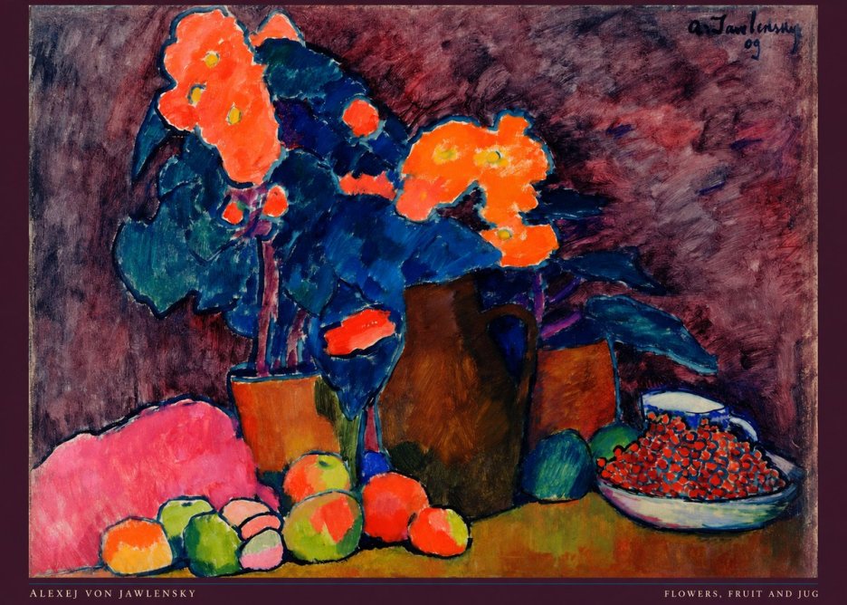 Alexej von Jawlensky Flowers, Fruit and Jug No6 - Plakat