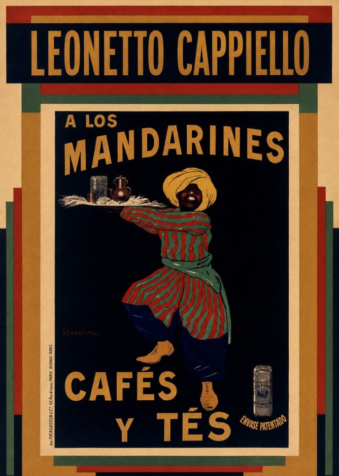 Leonetto Cappiello A Los Mandarines No2 - Plakat