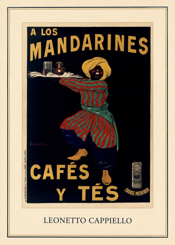 Leonetto Cappiello A Los Mandarines No4 - Plakat
