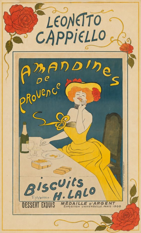 Leonetto Cappiello Amandines De Provence Biscuits H. Lalo II No5 - Plakat
