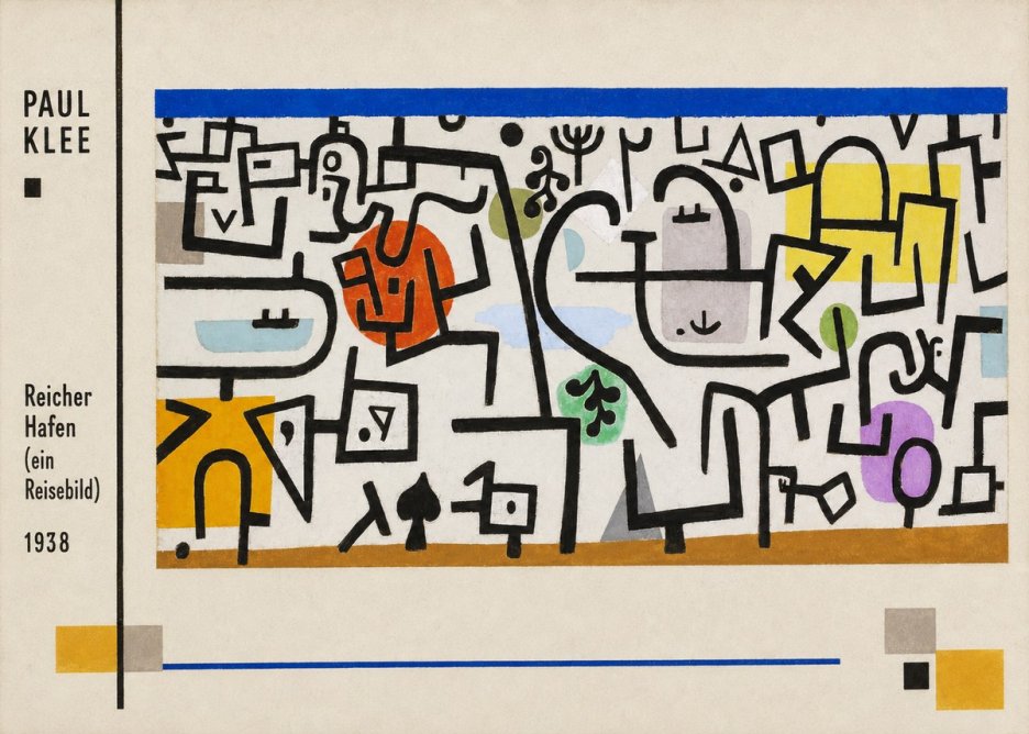 Paul Klee Reicher Hafen (Ein Reisebild) II No3 - Plakat