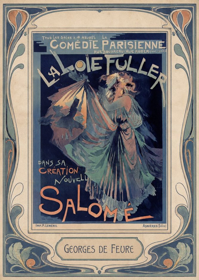 Georges de Feure Salomé II No1 - Plakat