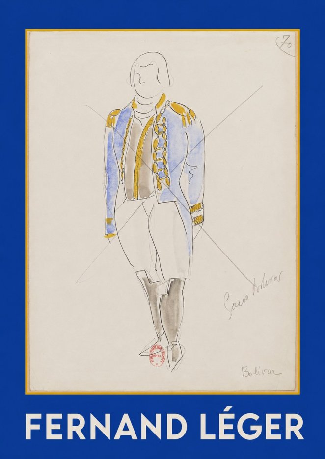 Fernand Léger Bolivar VII No2 - Plakat