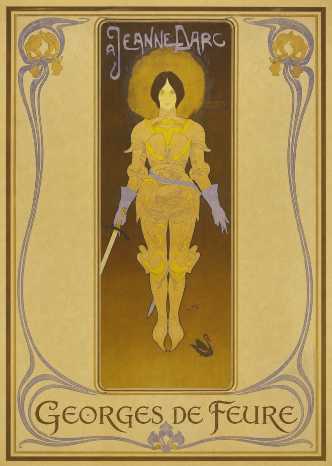 Georges de Feure À Jeanne D'arc No1 - Plakat