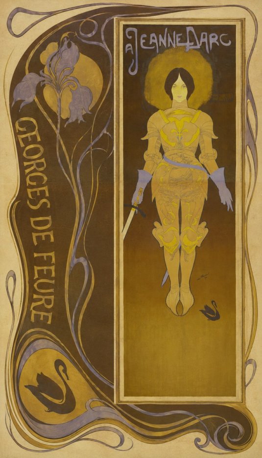 Georges de Feure À Jeanne D'arc No2 - Plakat