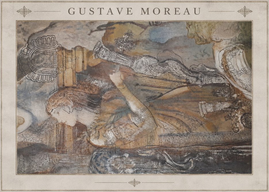 Gustave Moreau Study for the Triumph of Death No4 - Plakat