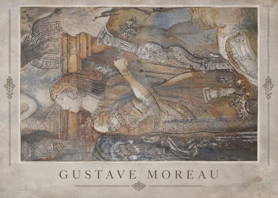 Gustave Moreau Study for the Triumph of Death No5 - Plakat