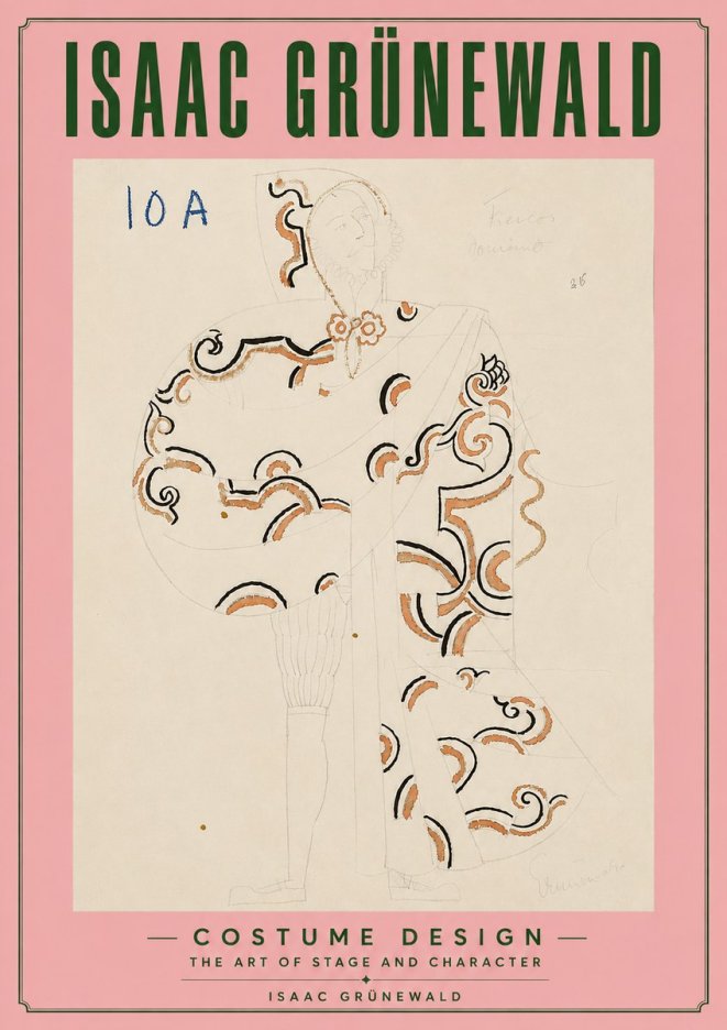 Isaac Grünewald Costume Design VIII No5 - Plakat