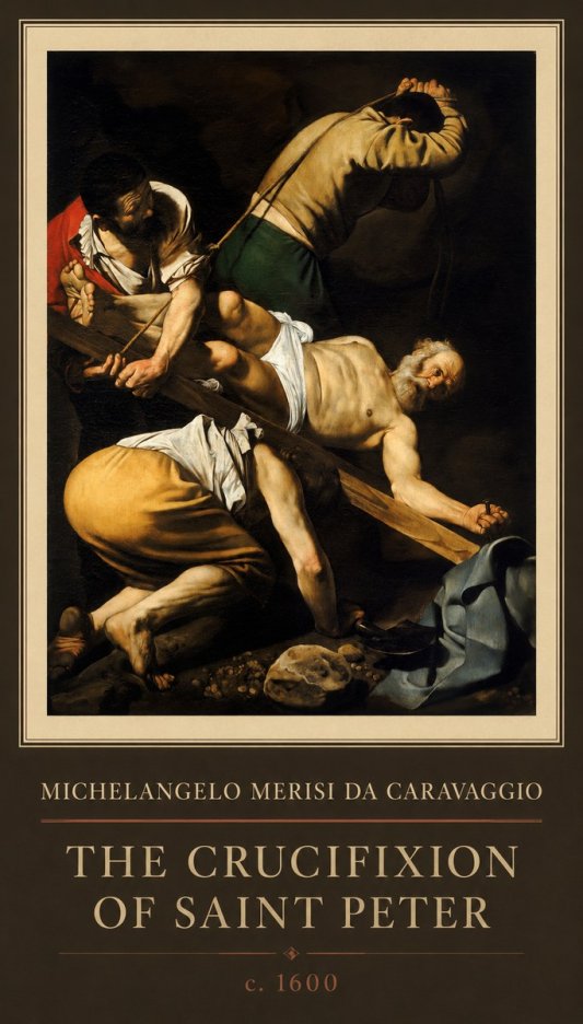 Michelangelo Merisi da Caravaggio The Crucifixion of Saint Peter II No1 - Plakat