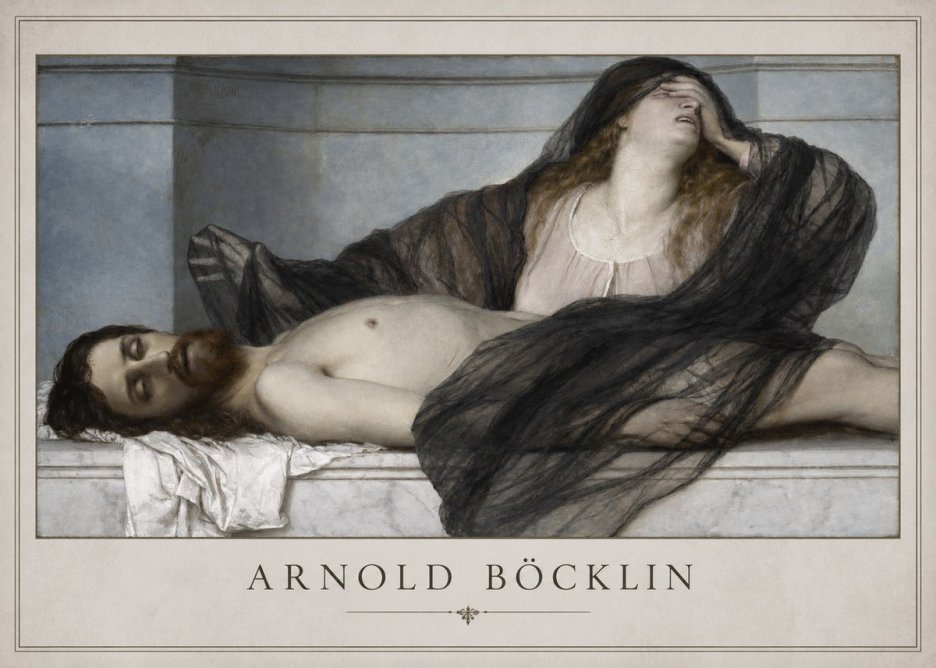 Arnold Böcklin Marie Magdalene No1 - Plakat