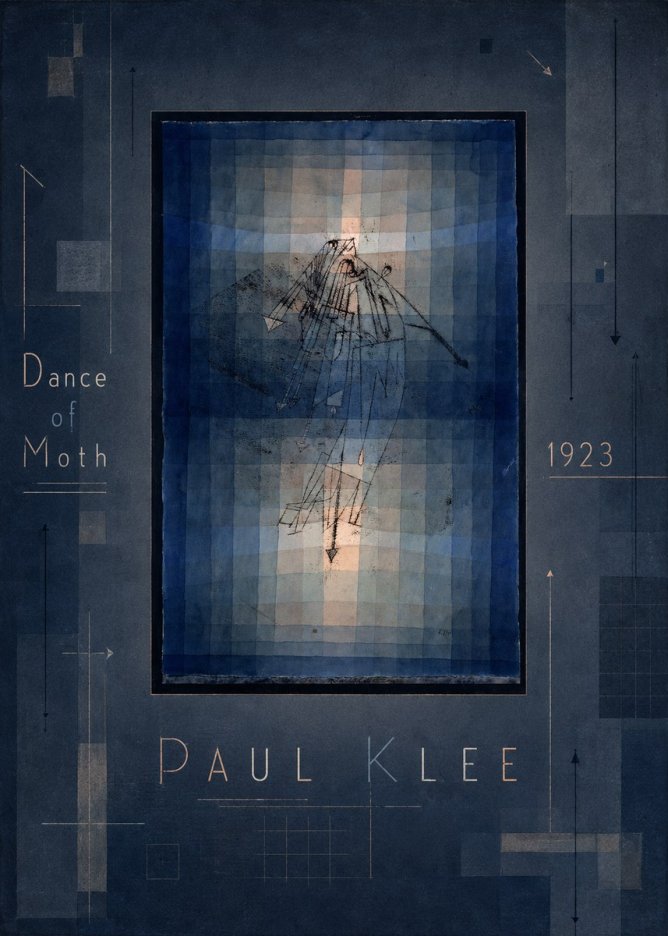 Paul Klee Dance of Moth No3 - Plakat
