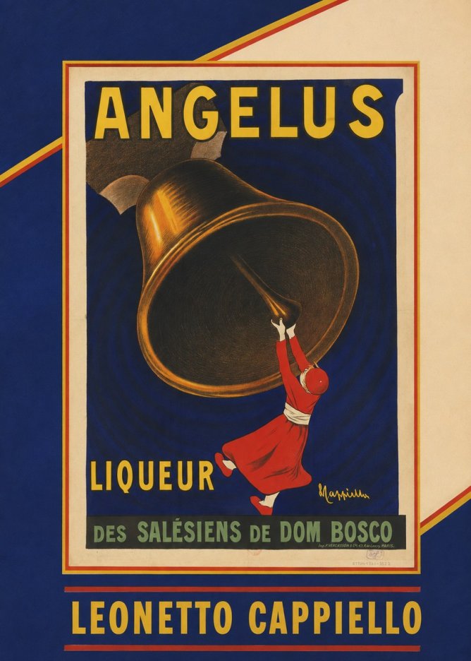 Leonetto Cappiello Angelus No5 - Plakat