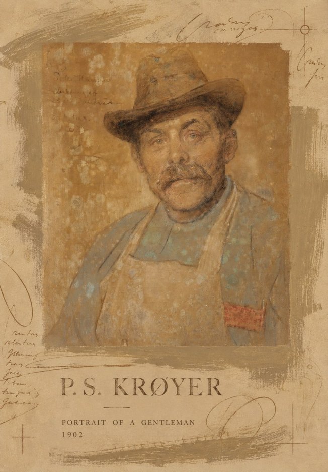 P.S. Krøyer Portrait of a Gentleman No5 - Plakat