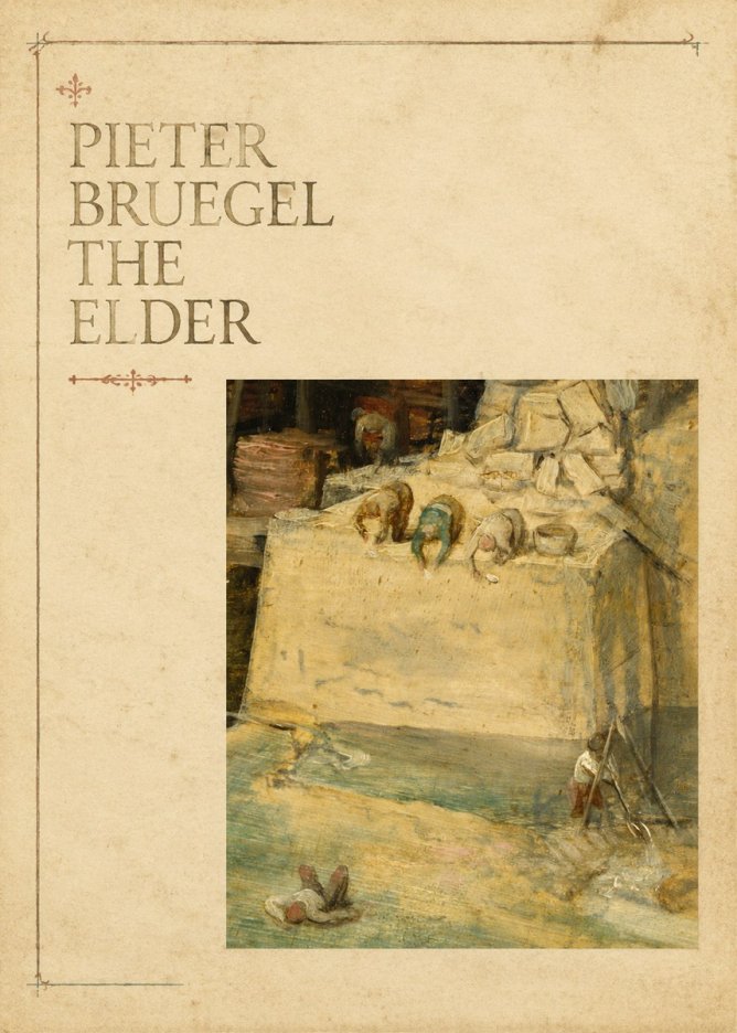 Pieter Bruegel Figures on the Embankment No4 - Plakat