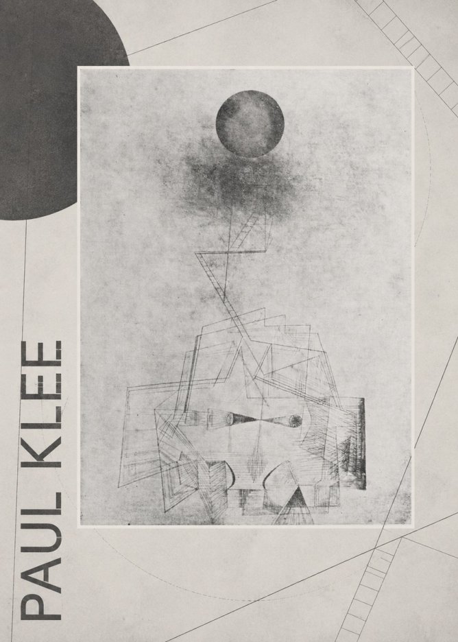 Paul Klee Abstract Study with Sphere and Ladder No6 - Plakat