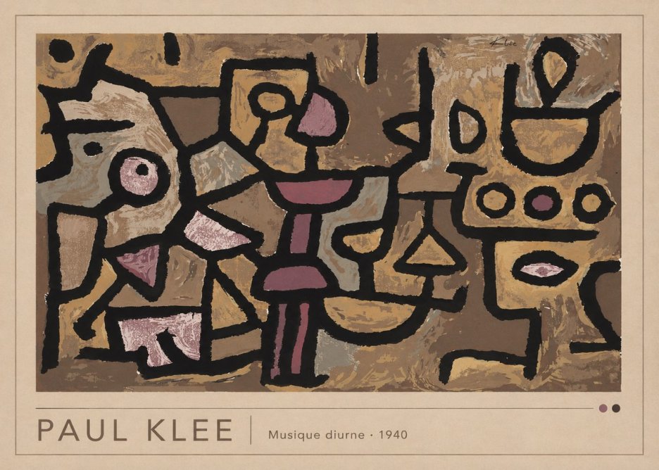 Paul Klee Musique Diurne No2 - Plakat