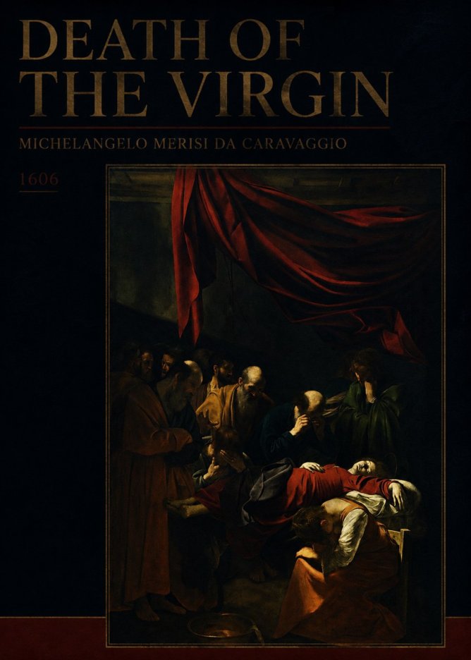 Michelangelo Merisi da Caravaggio Death of the Virgin No4 - Plakat