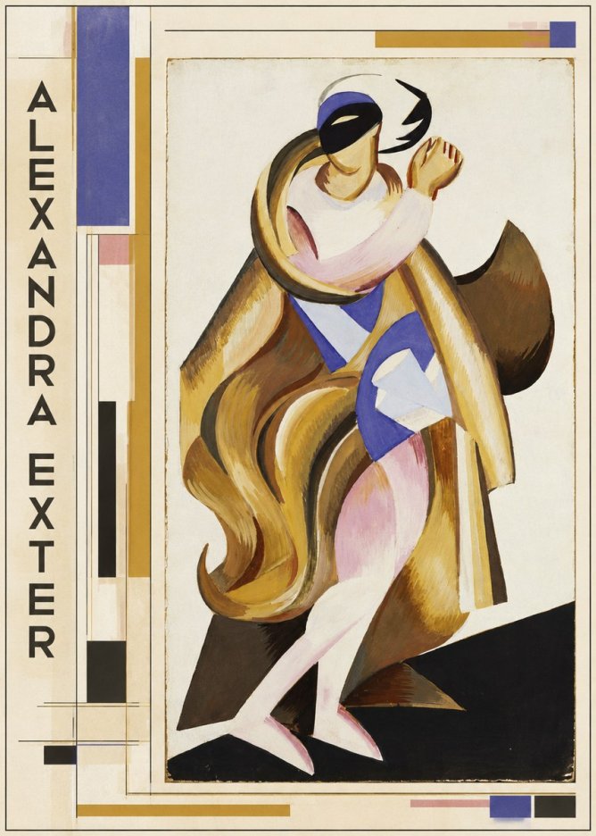 Alexandra Exter Art Deco Figure No5 - Plakat