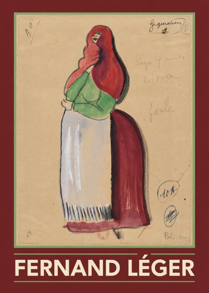 Fernand Léger Saja Y Manto Lima No1 - Plakat