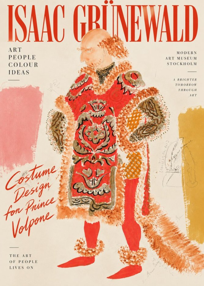 Isaac Grünewald Costume Design for a Theatre Production No4 - Plakat